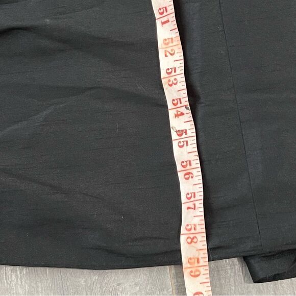 Sophisticated Black High-Low Wedding Dress - Picture 12 of 15